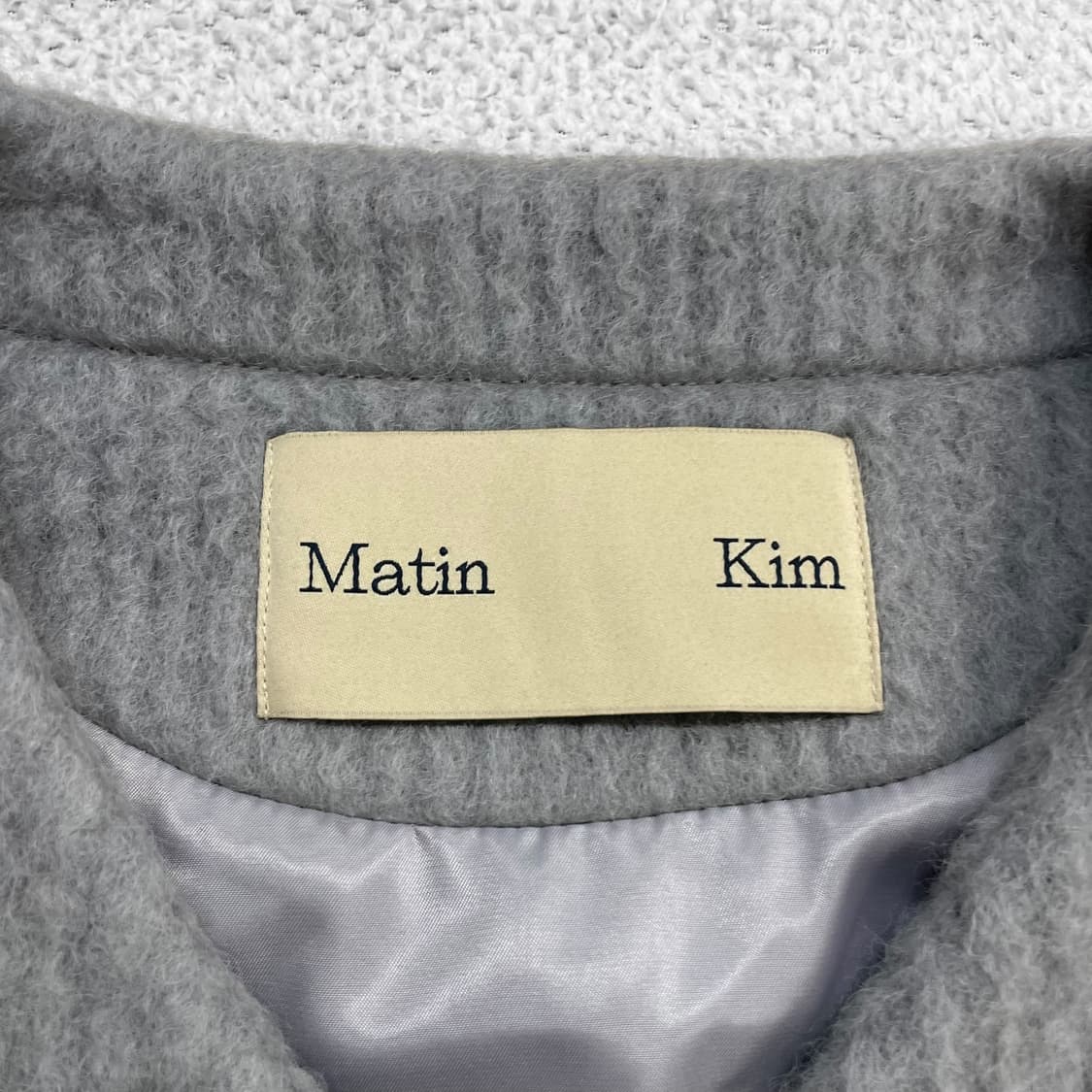 마뗑킴 Matin kim 볼륨 가디건 자켓 그레이 상품이미지3