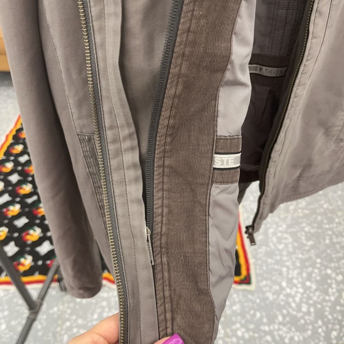 라코스테 올드스쿨 리버시블 조끼베스트 세트 워크자켓 C06572 상품이미지8