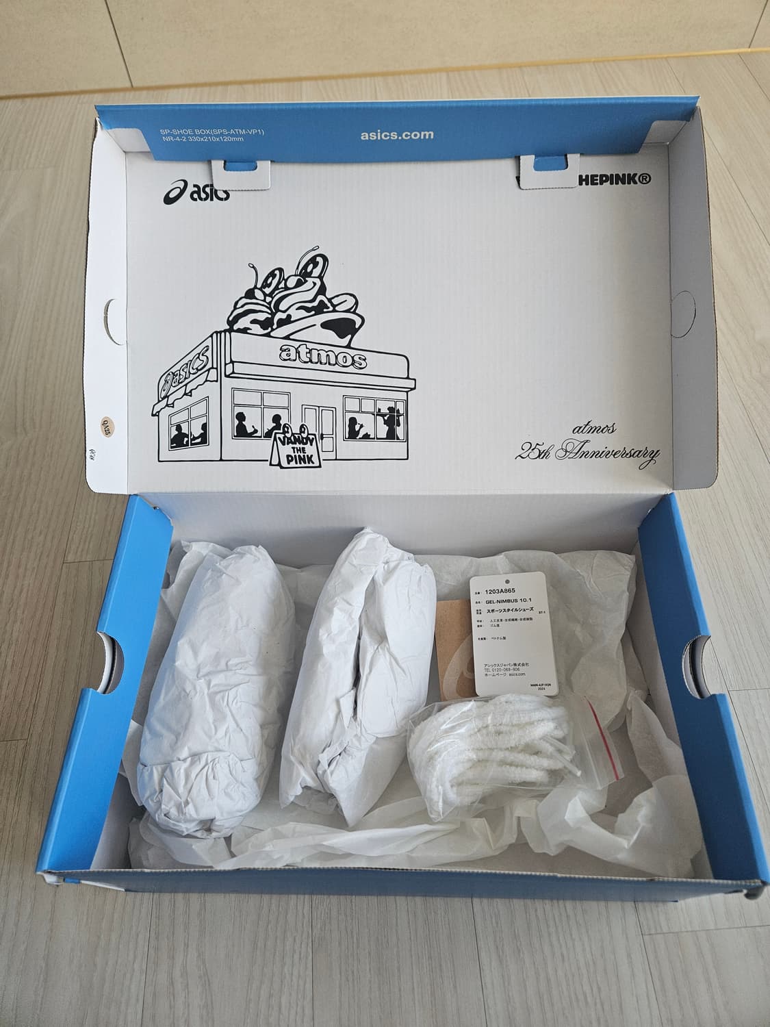 아식스 젤님버스x반디더핑크x아트모스 270 상품이미지4
