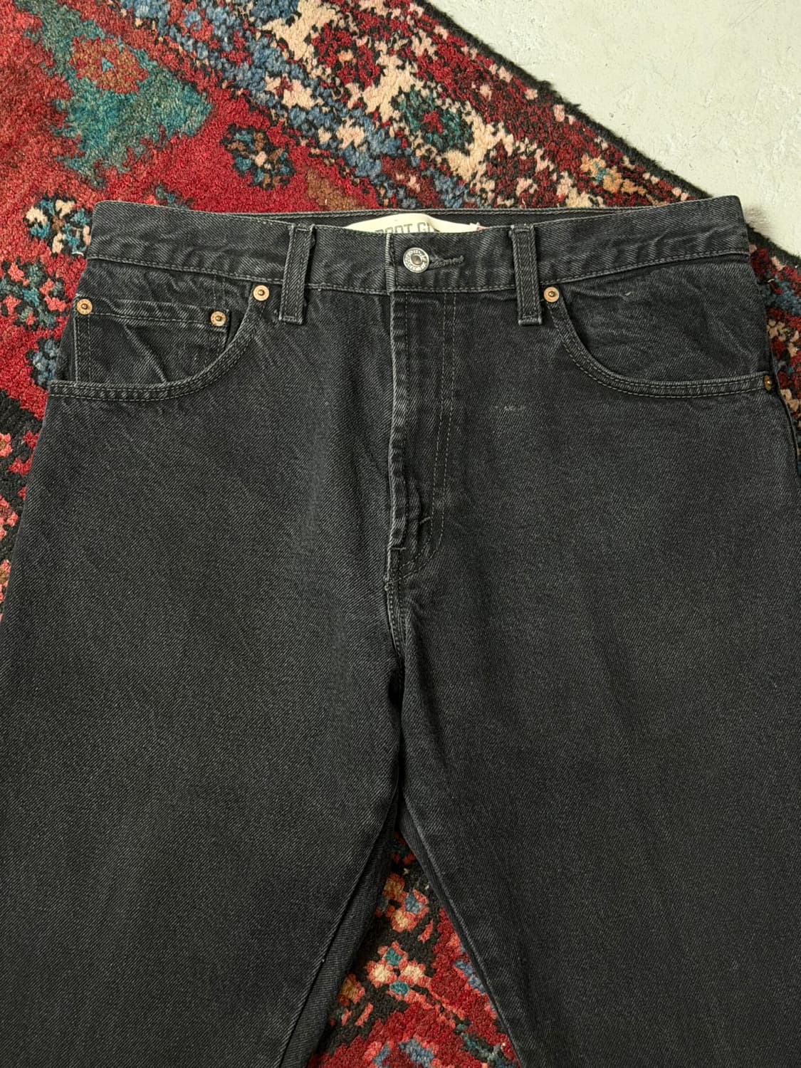 00's 리바이스 517 블랙 부츠컷 플레어진 상품이미지5