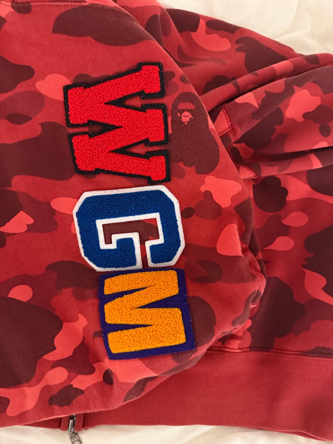 A Bathing Ape 베이프 후드집업 적계 2xl 상품이미지4