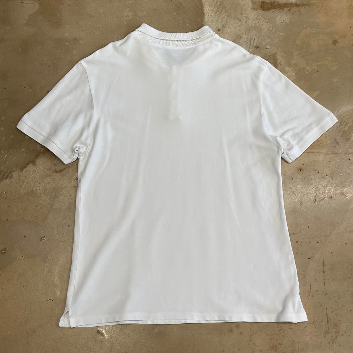 XL 메종키츠네 트리컬러 폭스 화이트 카라 반팔 티셔츠 상품이미지3