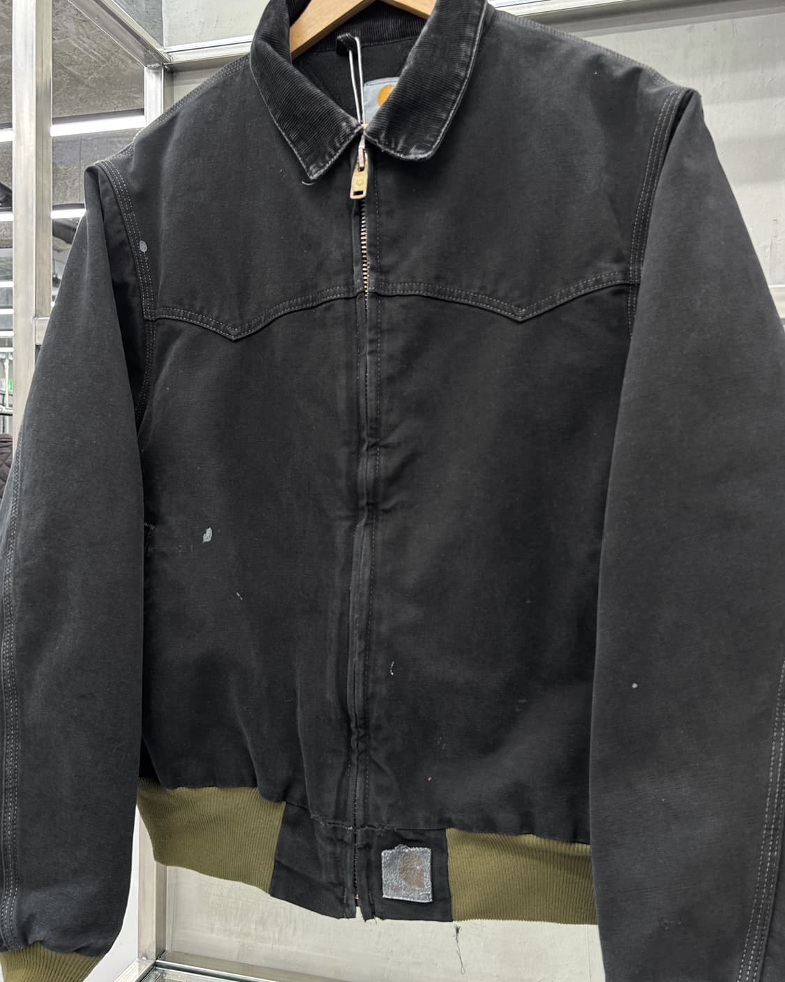 칼하트 00s OG 산타페 워크 자켓 블랙 상품이미지2