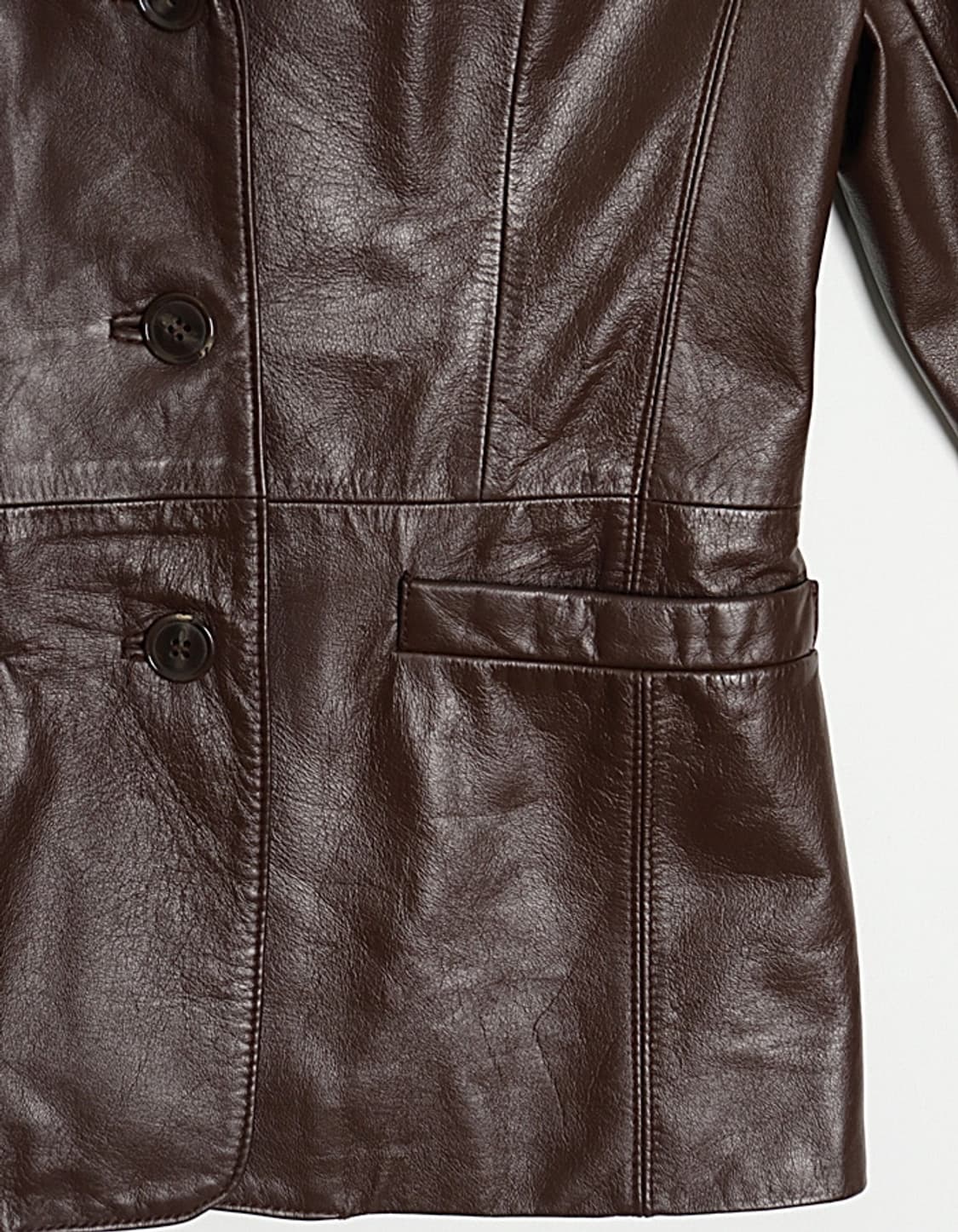 Aylesbury Leather Blazer 상품이미지4