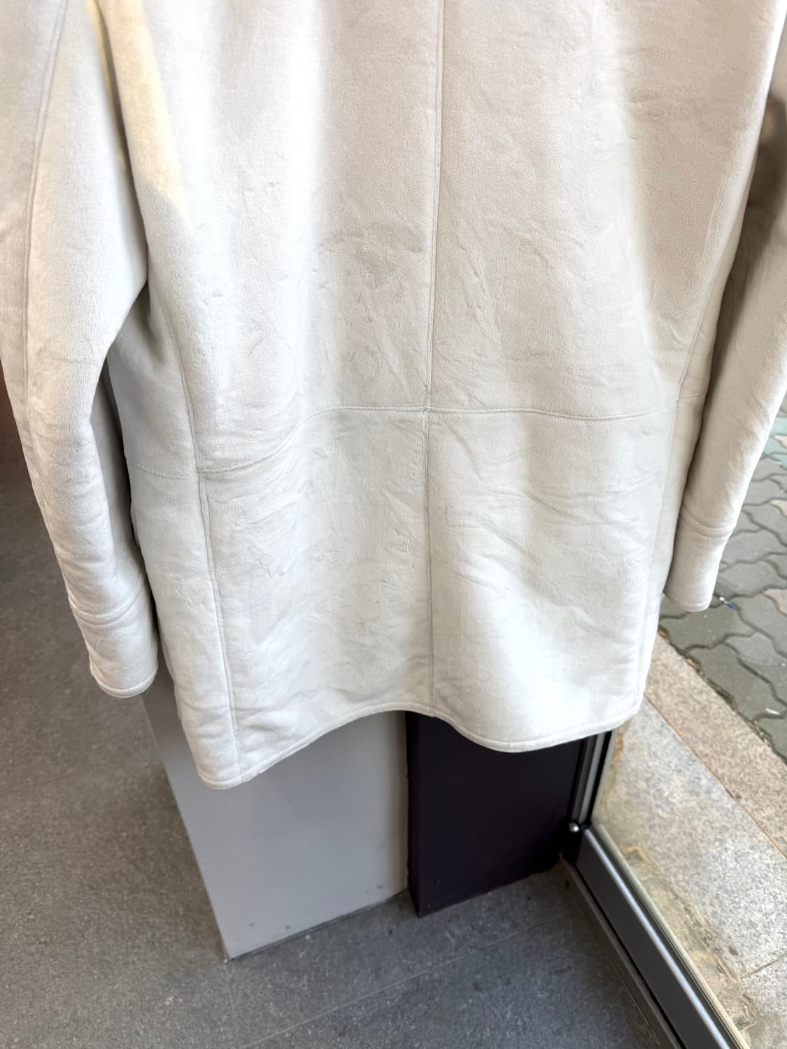 L/ 버버리 블랙라벨 쉐르파 무스탕 코트 상품이미지9