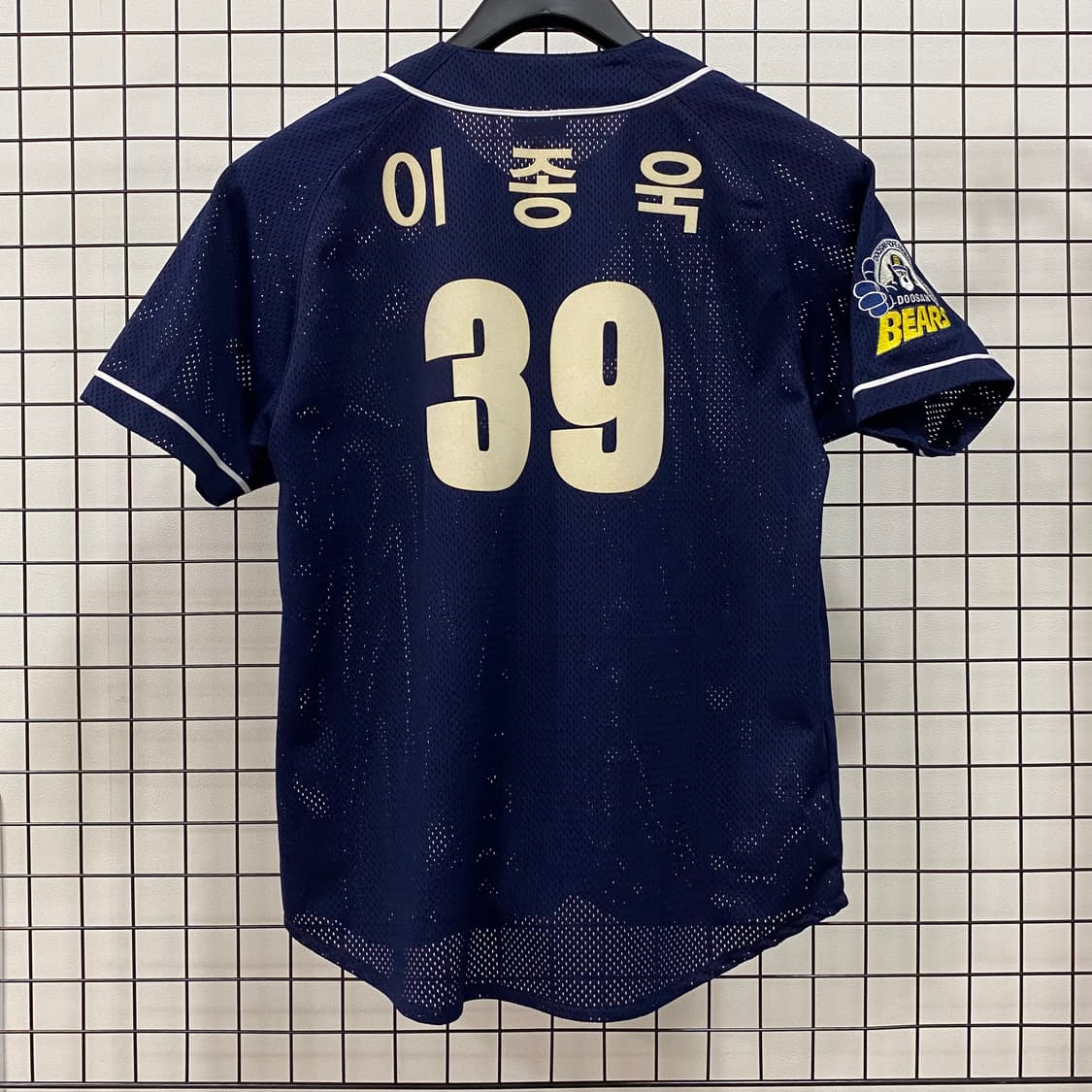 두산 베어스 올드 반달 유니폼 이종욱 마킹 상품이미지2