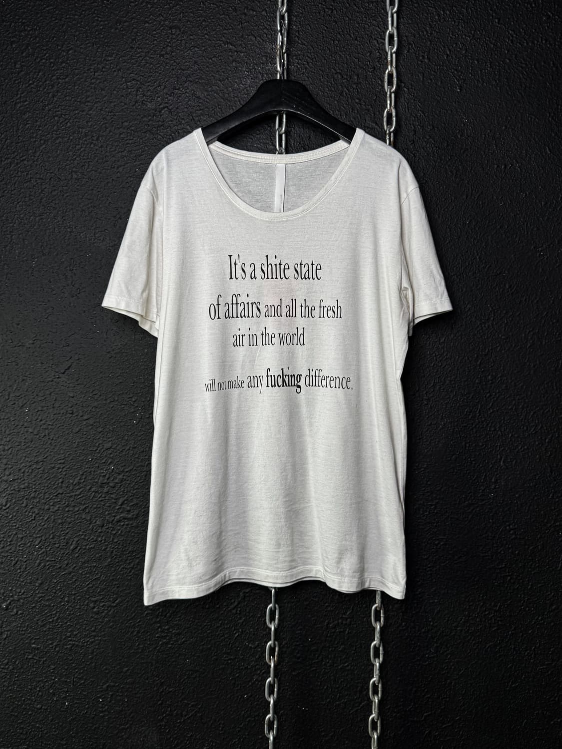 Johnbull – Statement Print U-Neck T-shir 상품이미지5