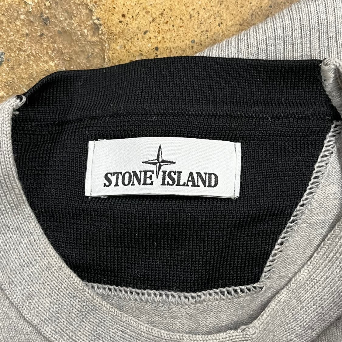 [정품/L] 스톤아일랜드 그레이 니트 맨투맨 b15 상품이미지5