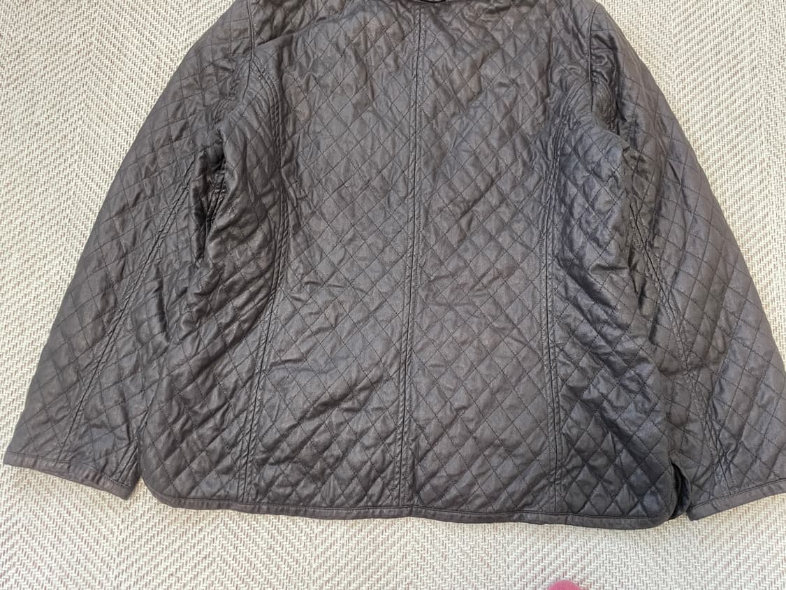 빈티지 다이아몬드 퀼팅 멀티포켓 후드 자켓  J03950 상품이미지5