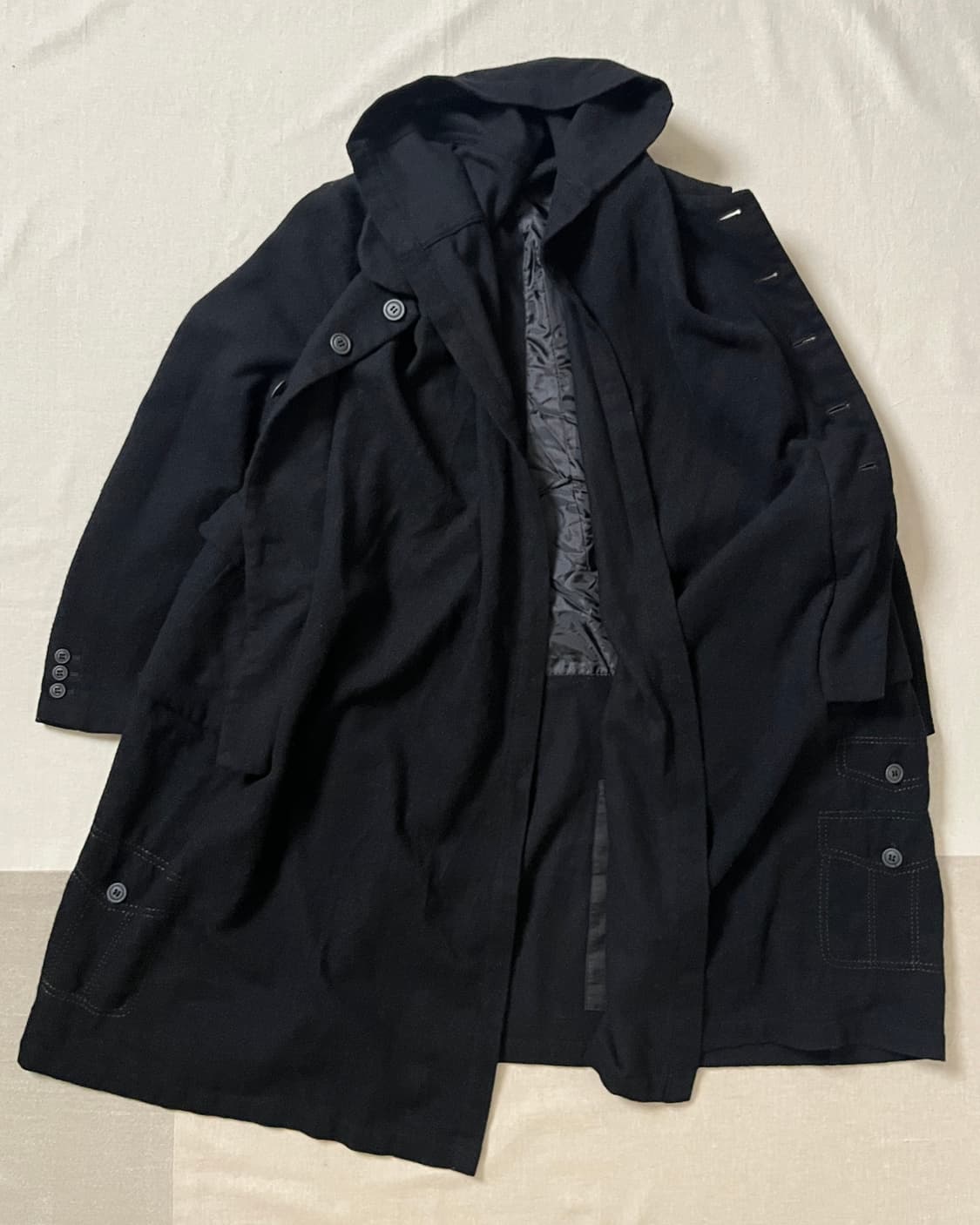 꼼데가르송 레이어드 도킹 코트 comme des garcons black 상품이미지3