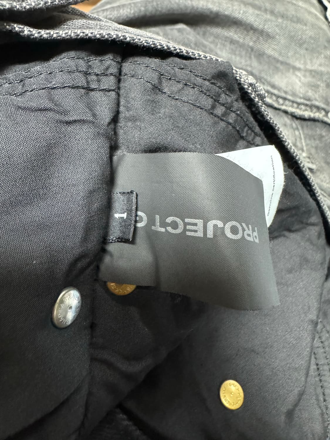 프로젝트gr 투페이스 데님 1사이즈 상품이미지5