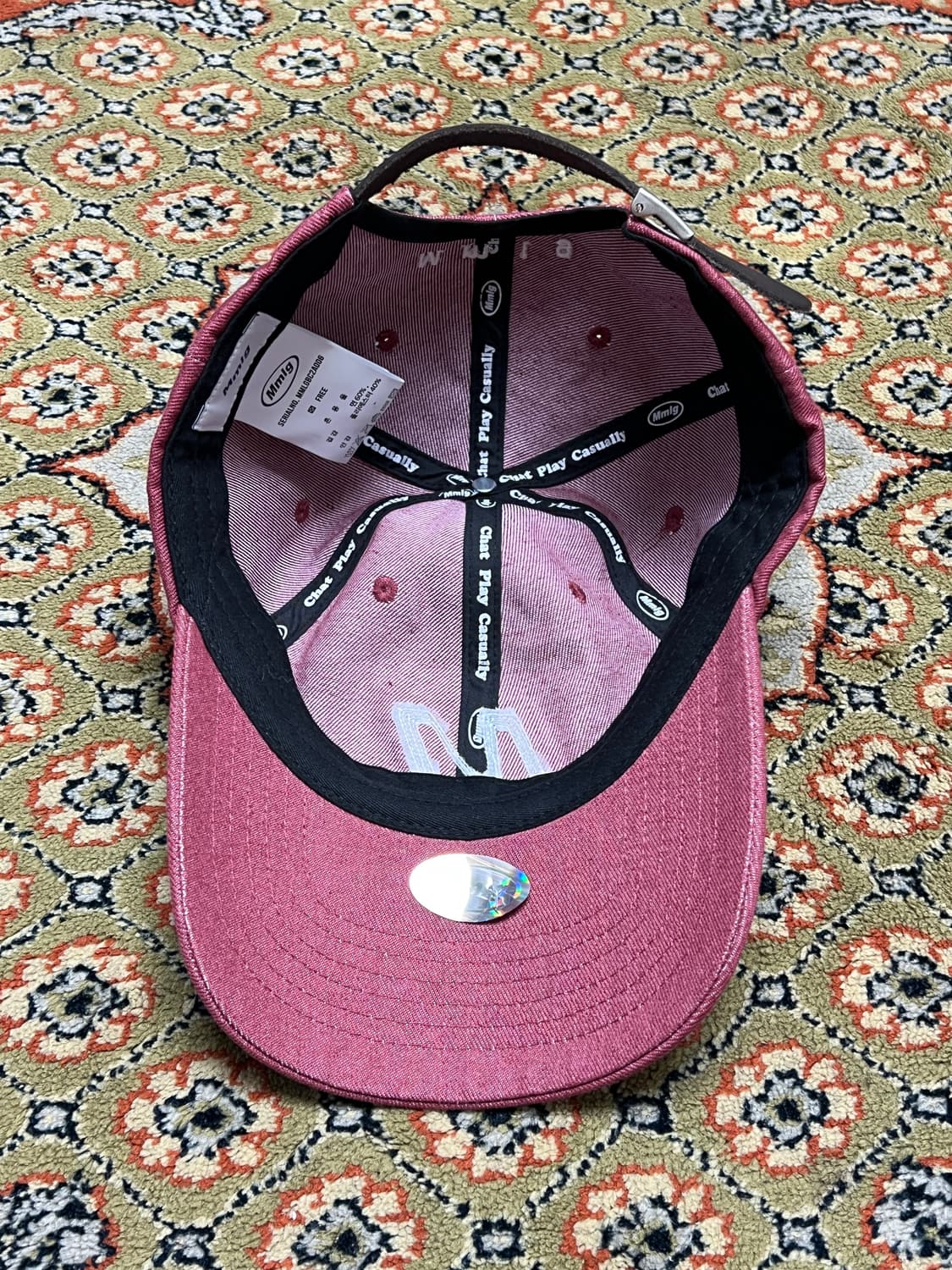 [OS] 엠엠엘지 mmlg 빈티지 레드 볼캡 상품이미지3