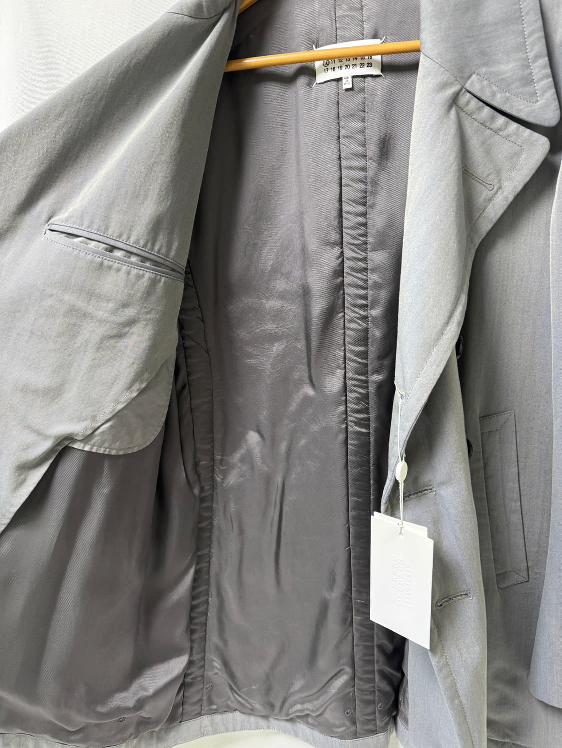 메종 마르지엘라 더블 브레스티드 코트 상품이미지5