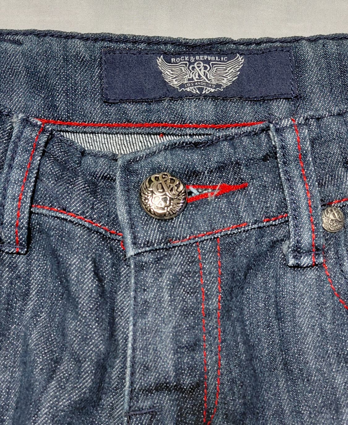 [26/무료배송] Rock & Republic 레드스티치 큐빅 데님 상품이미지3