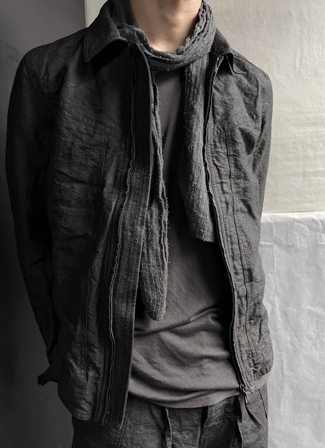 Blackmerle endo scarf (endo grey) 상품이미지7