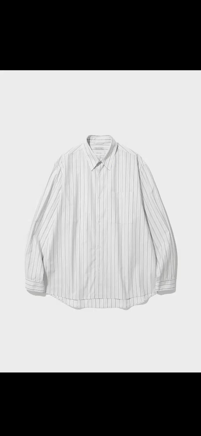 셔터 kenneth shirt v2 white 스트라이프 상품이미지1