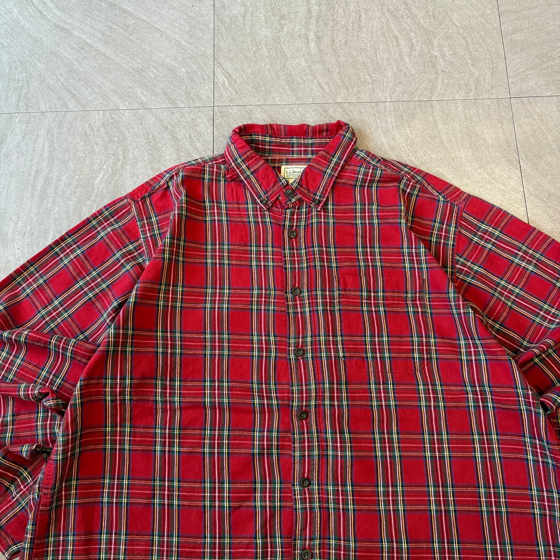 L.L.bean 정품 엘엘빈 플란넬 셔츠 상품이미지3