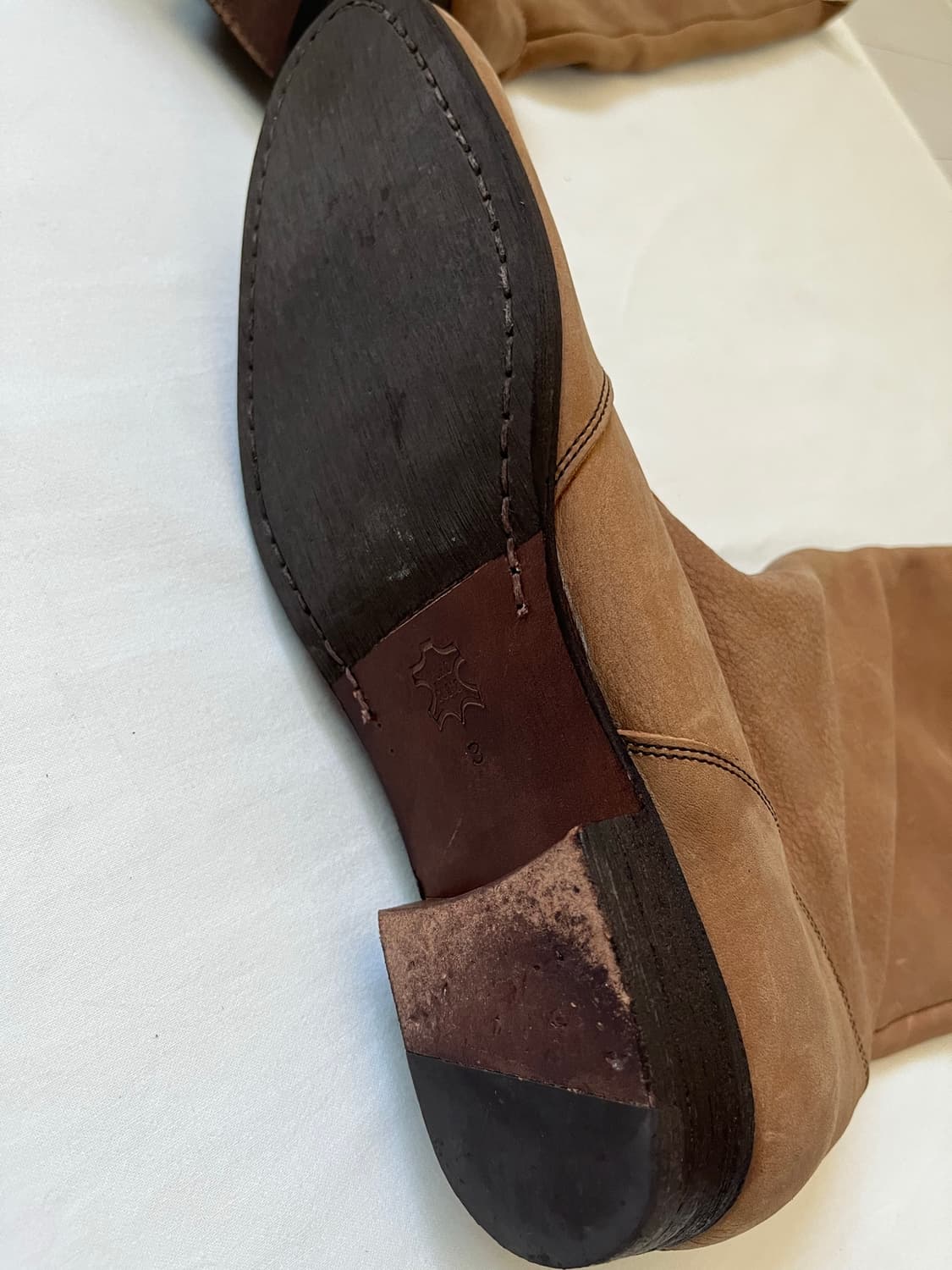 The Viridi-Anne Leather Long Boots 상품이미지8