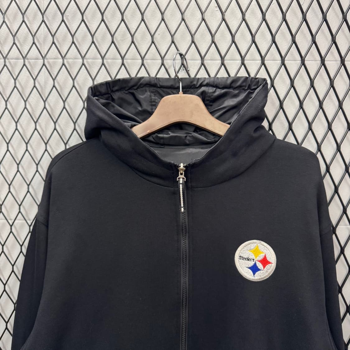 NFL X STEELERS 리버시블 바람막이 플리스 자켓 상품이미지8