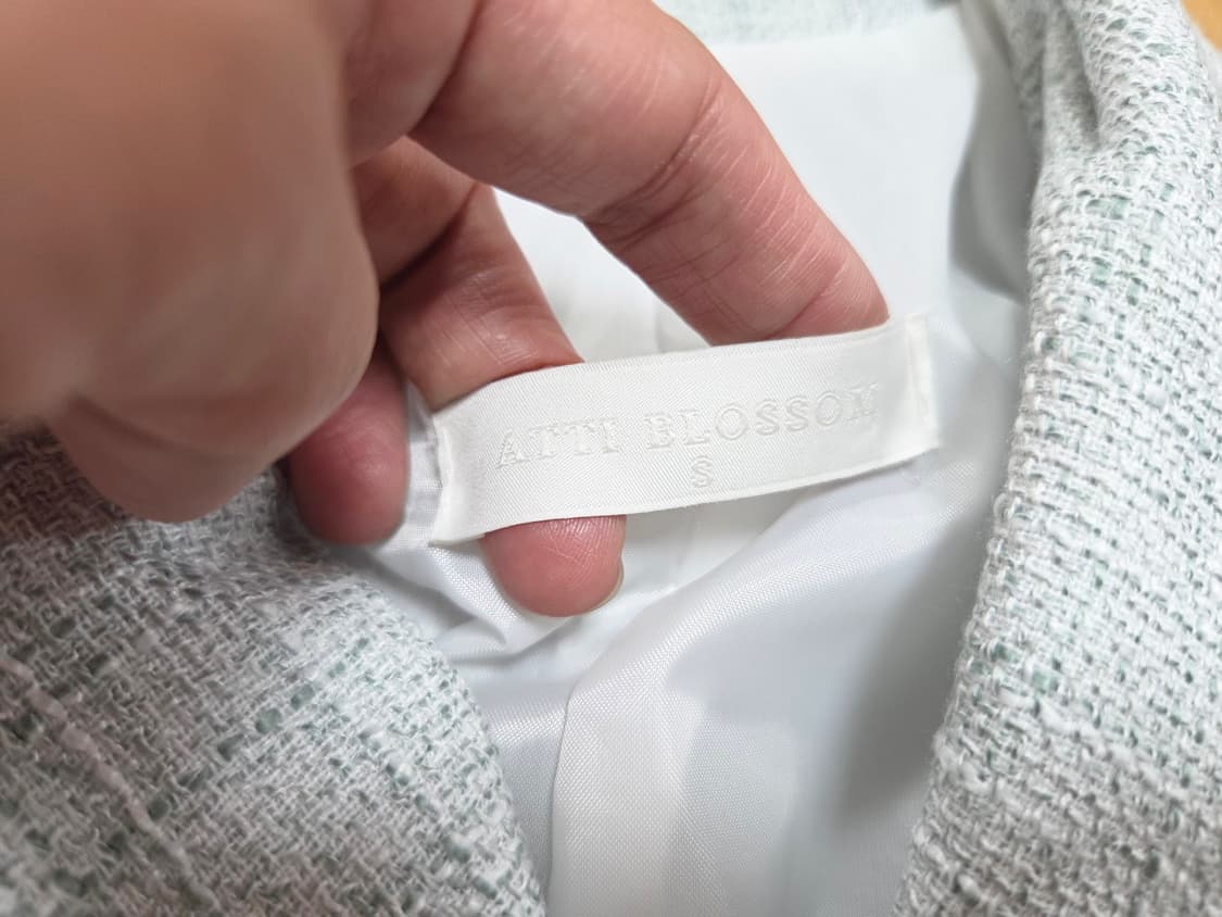 아뜨랑스(attrangs) 브린 카라 트위드원피스 55 새상품 상품이미지10