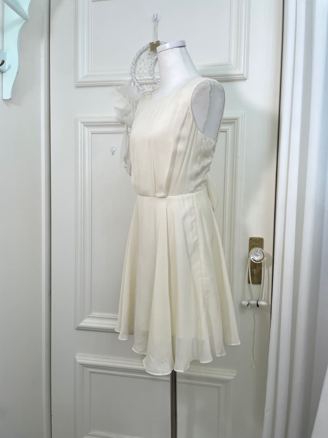 sheer pink lace ruffle bolero&ivory chif 상품이미지8