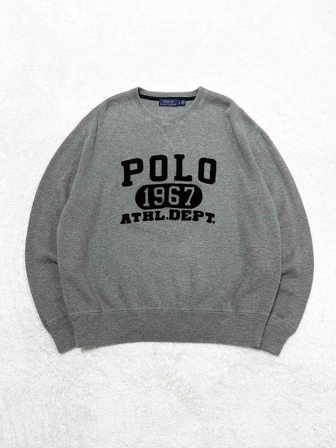 폴로 부클로고 그레이 니트 상품이미지6