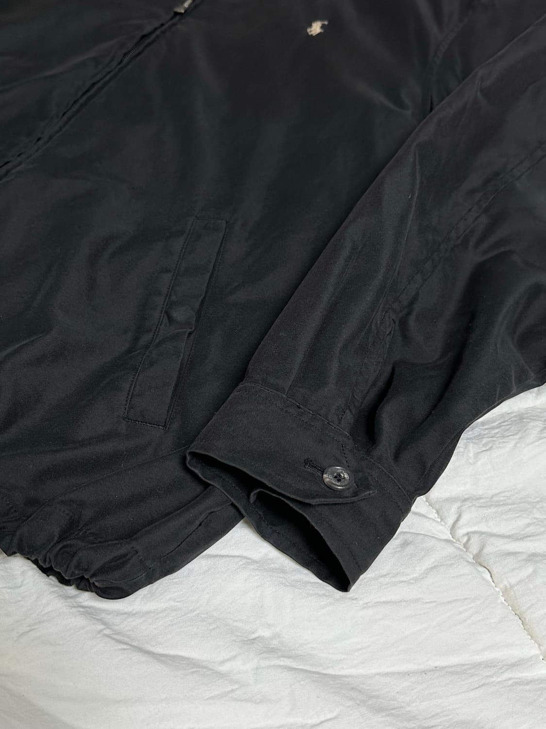 00s 폴로 두산시절 스윙탑 해링턴 자켓 브라운 포니 상품이미지5