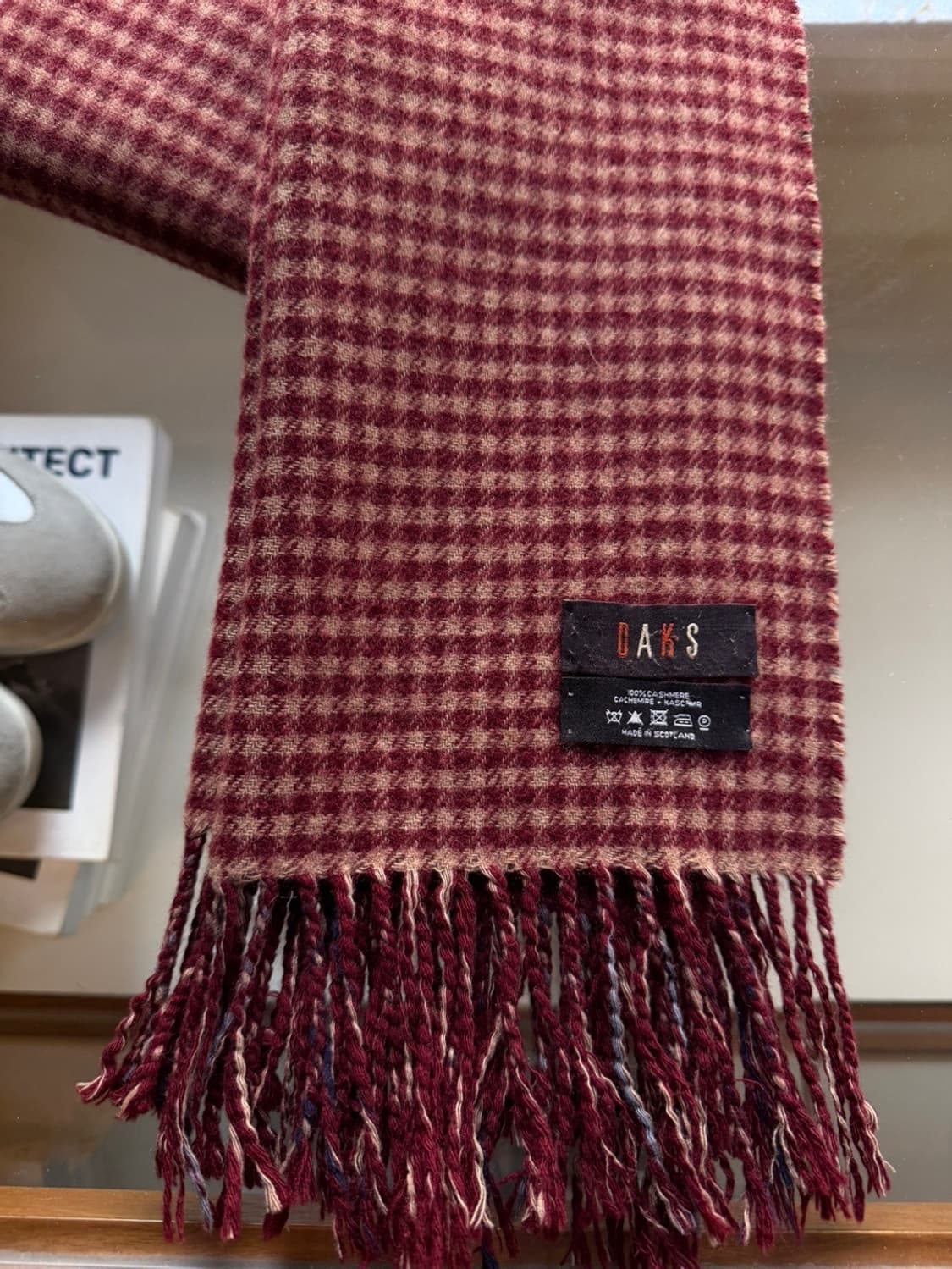 닥스 스코티쉬 캐시미어 머플러 상품이미지5