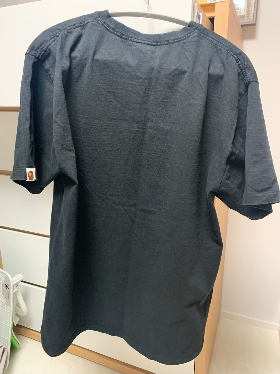 베이프 레드 카모 반팔 티셔츠 블랙 상품이미지2