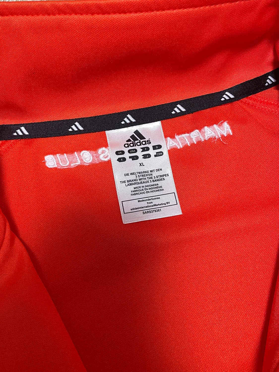 아디다스 오렌지 마샬아츠 져지 상품이미지3