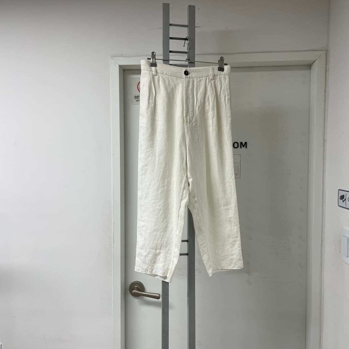 바레나 마 100% 화이트 팬츠 38(W) 상품이미지1