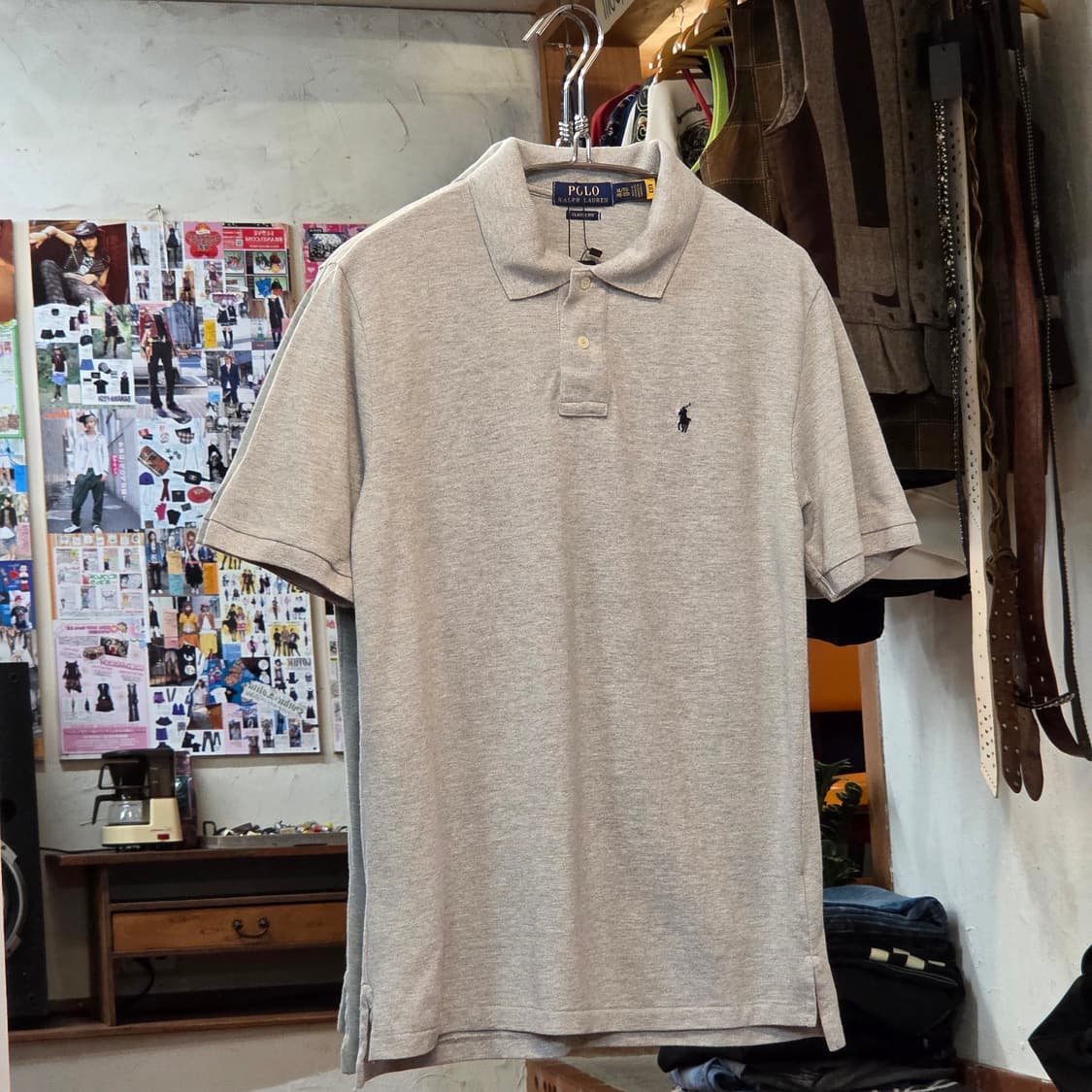 폴로 랄프로렌 그레이 PK 반팔 상품이미지1
