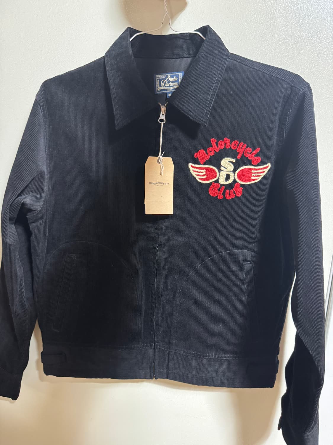 스튜디오 다치산(Studio D’artisan) 코듀로이 자켓 블랙 38 상품이미지2