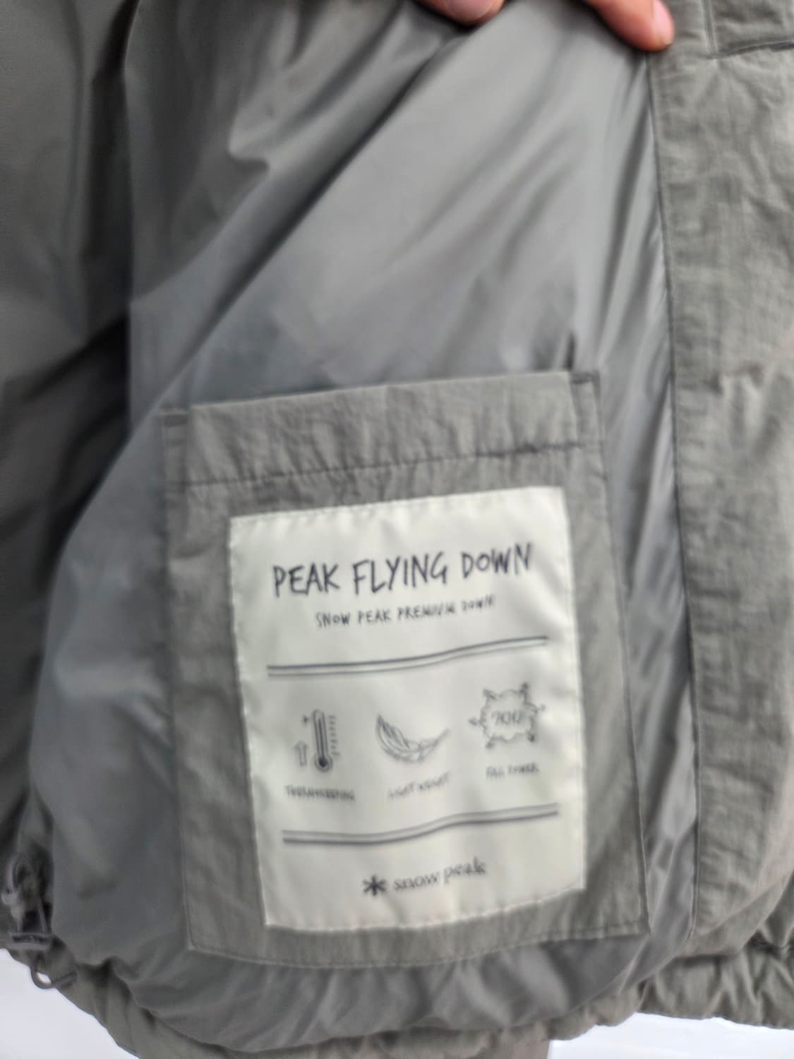 100 2024 스노우피크 카라 부클넥 헤비 다운패딩 상품이미지7