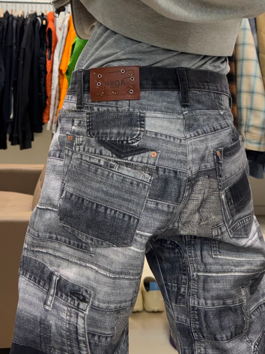 앤더슨벨 BRNO 패치워크 데님 팬츠 상품이미지7