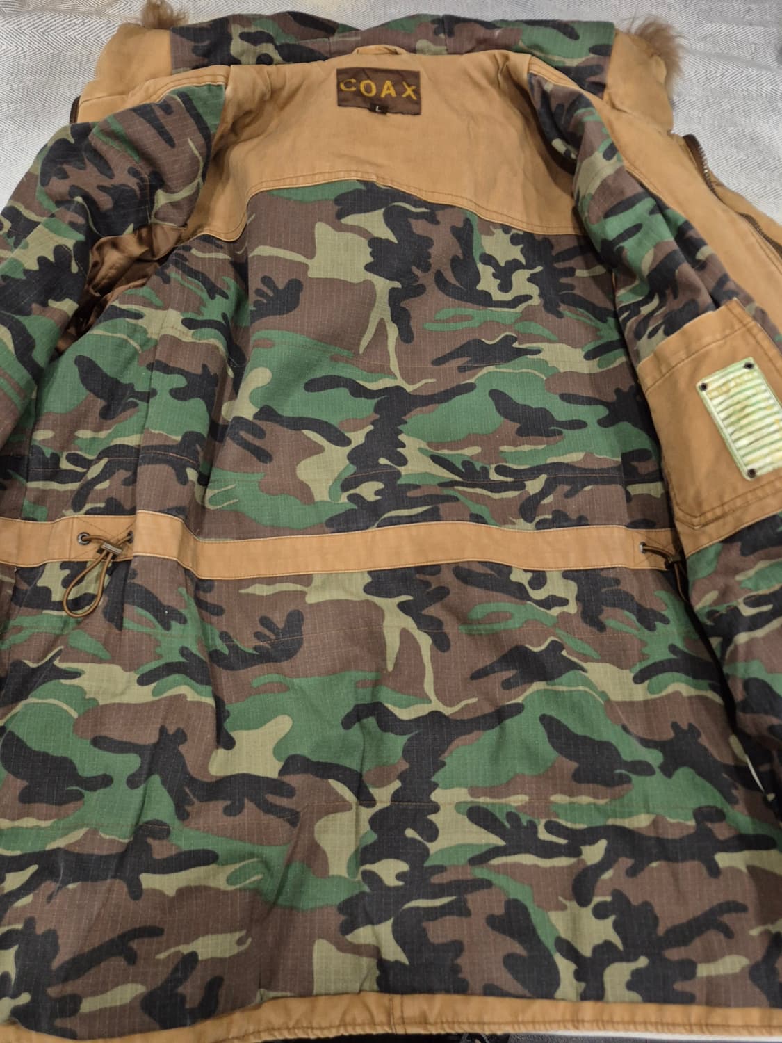 COAX 스트리트 빈티지 파카 점퍼 남성 100사이즈 상품이미지4