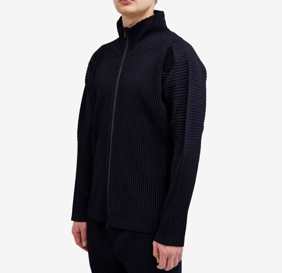 옴므플리세 이세이 미야케 집업 Navy - 3size 상품이미지1
