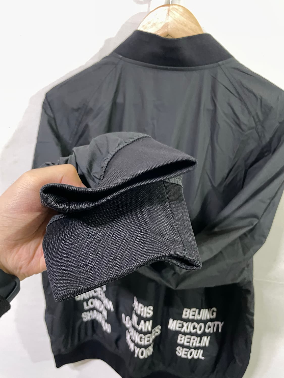 나이키 월드투어 경량 봄버 블루종 자켓 105 사이즈 나이키 바람막이 상품이미지6