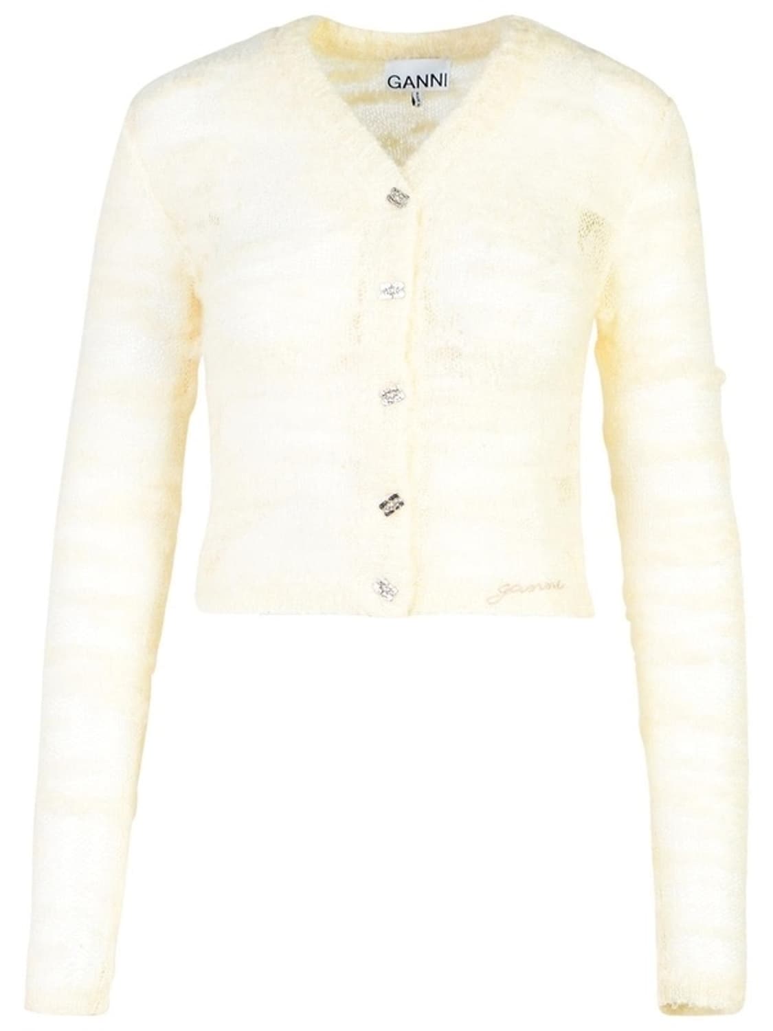 가니 쥬얼 버튼 모헤어 블렌드 가디건 상품이미지5