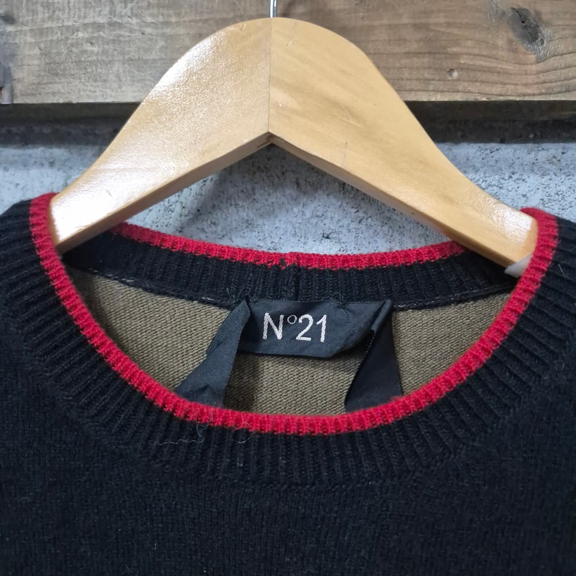 N21 /No.21 배색 컬러 니트 상품이미지3