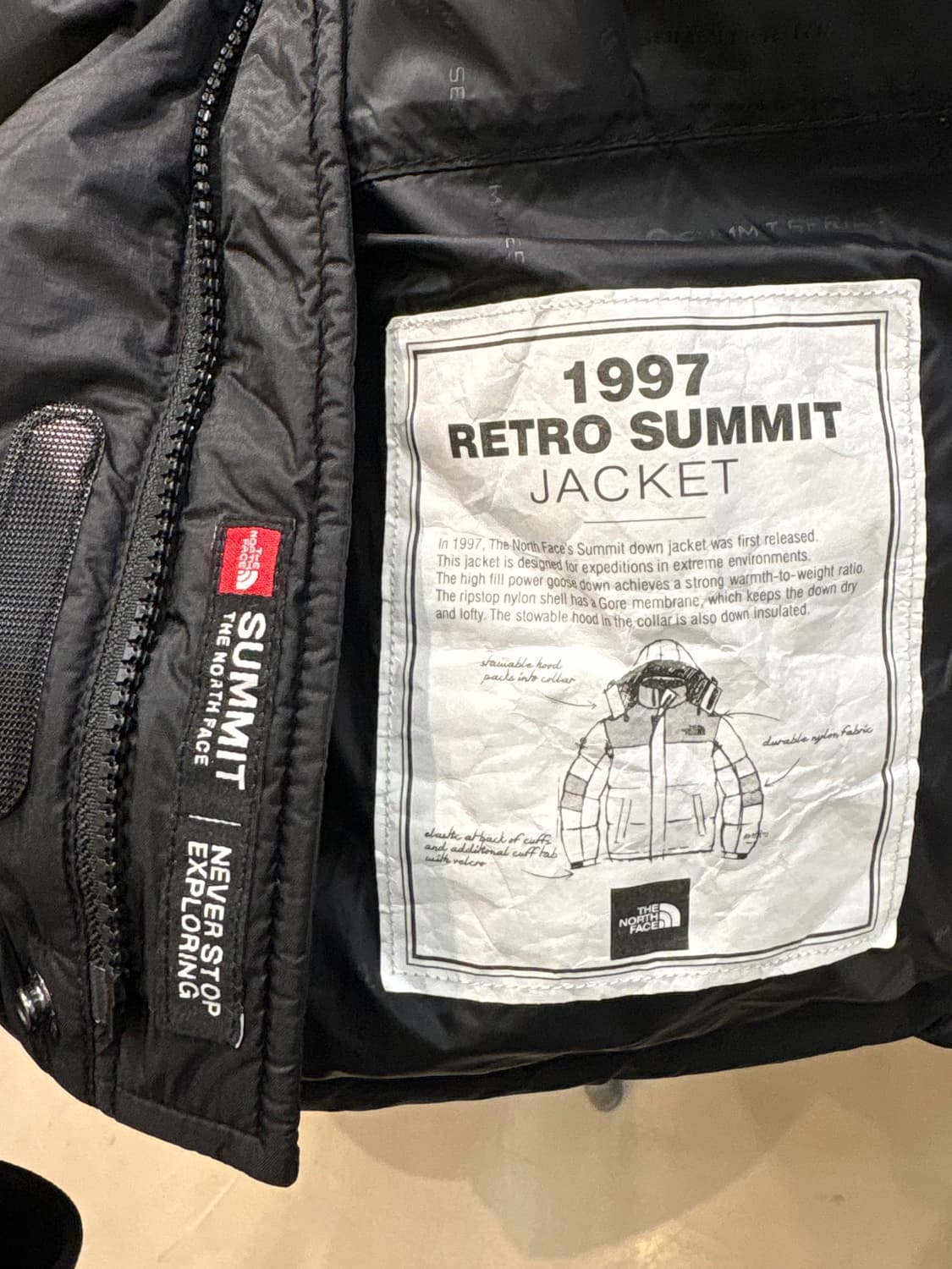 더 노스페이스 1997 레트로 서밋 다운 자켓 상품이미지10
