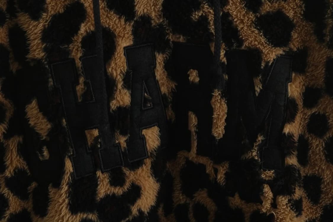 CHIP CLIP 호피 쿠마 후드 퍼 후드 갸루 펑크 punk 상품이미지5