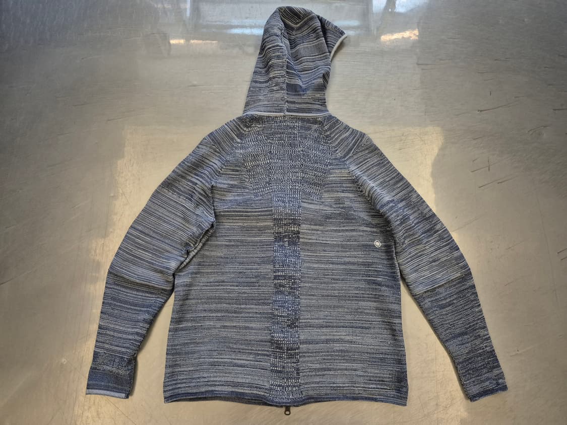 브리핑 3D 로고 후드 니트 짚업 상품이미지2