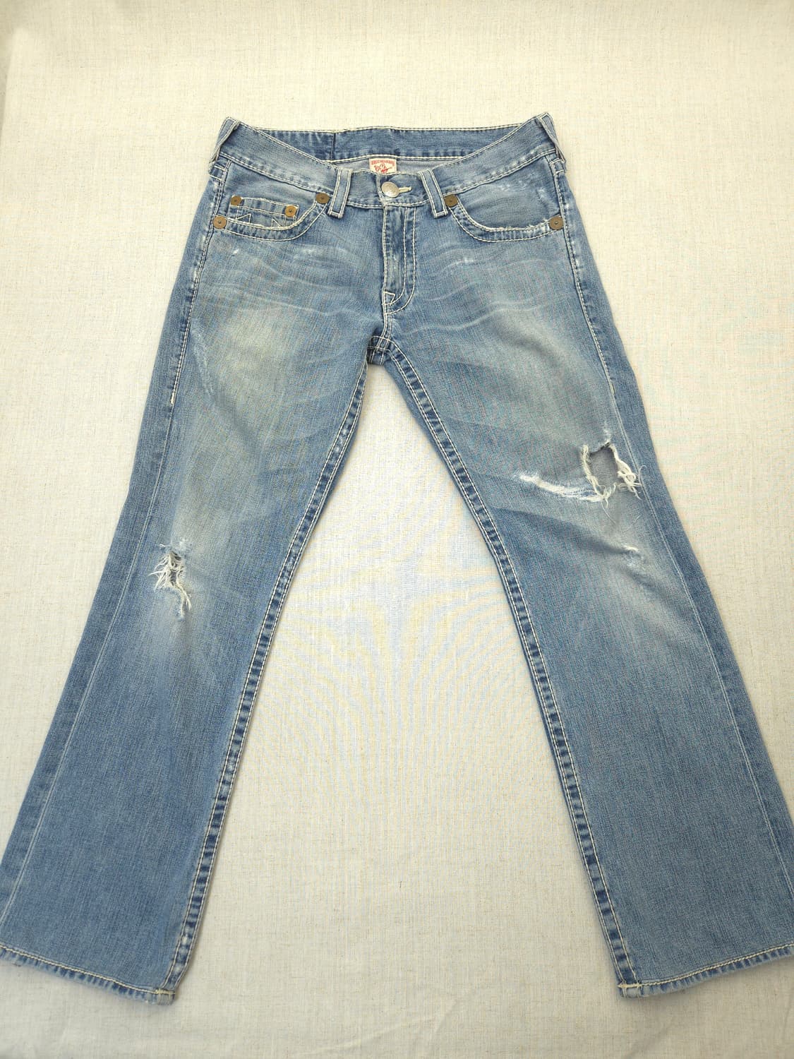 트루릴리젼 데님 청바지 데미지진 상품이미지1