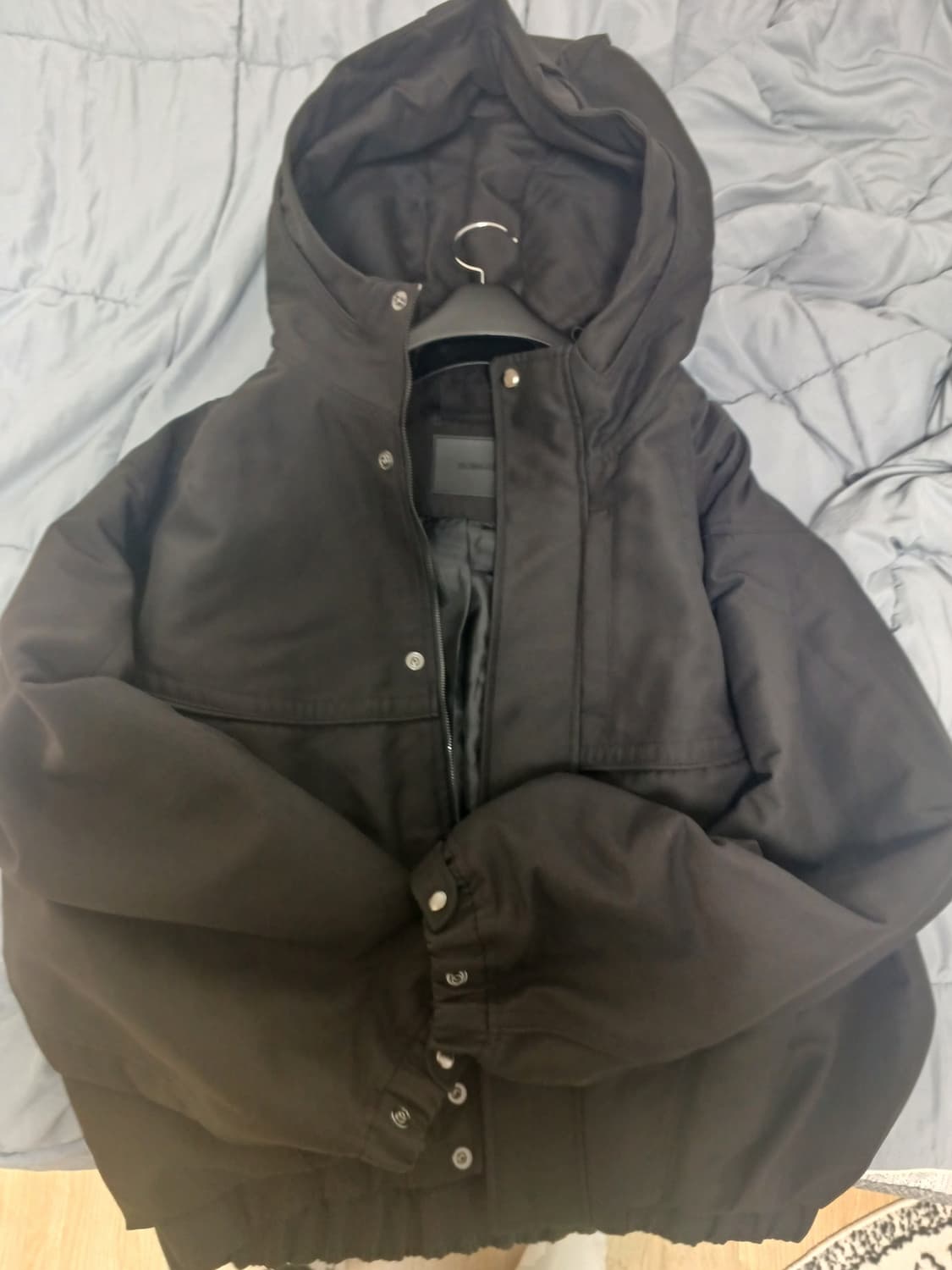 SONOZIO 검정색 패딩 점퍼 상품이미지3