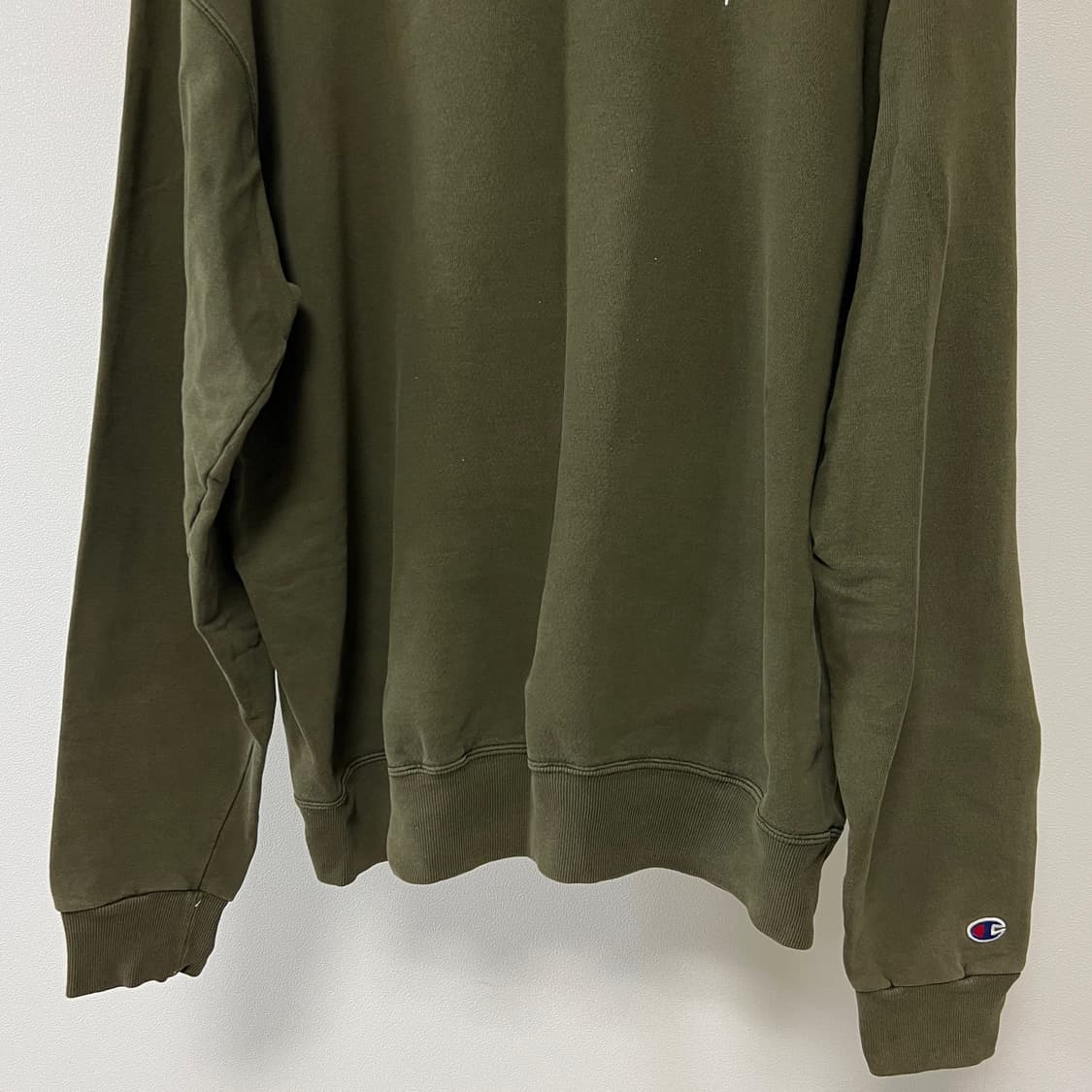 챔피온 90s USA 빈티지 스웻 맨투맨 카키 상품이미지8