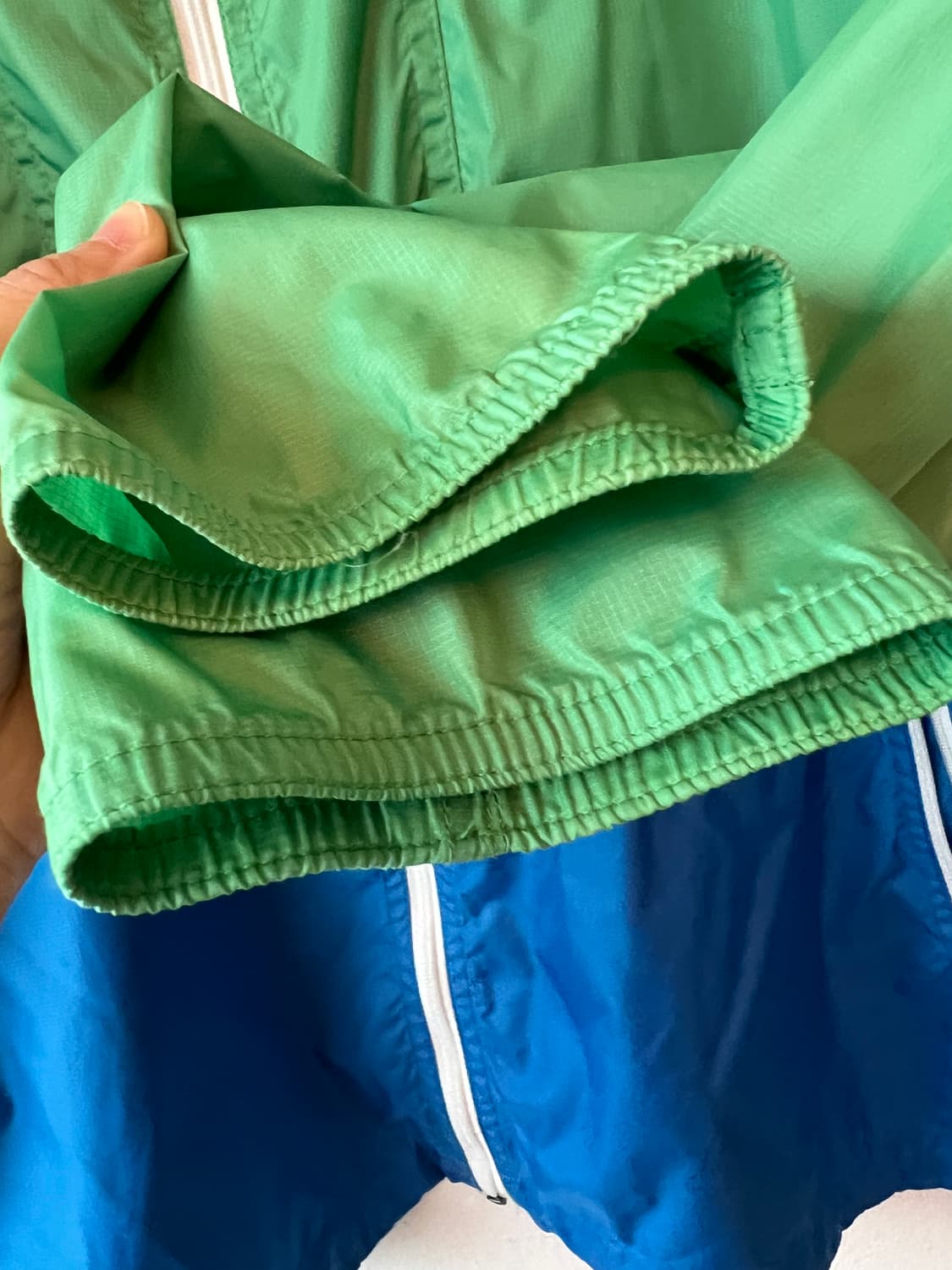 노스페이스 남성 그린블루 윈드브레이커 바람막이후드점퍼 상품이미지4