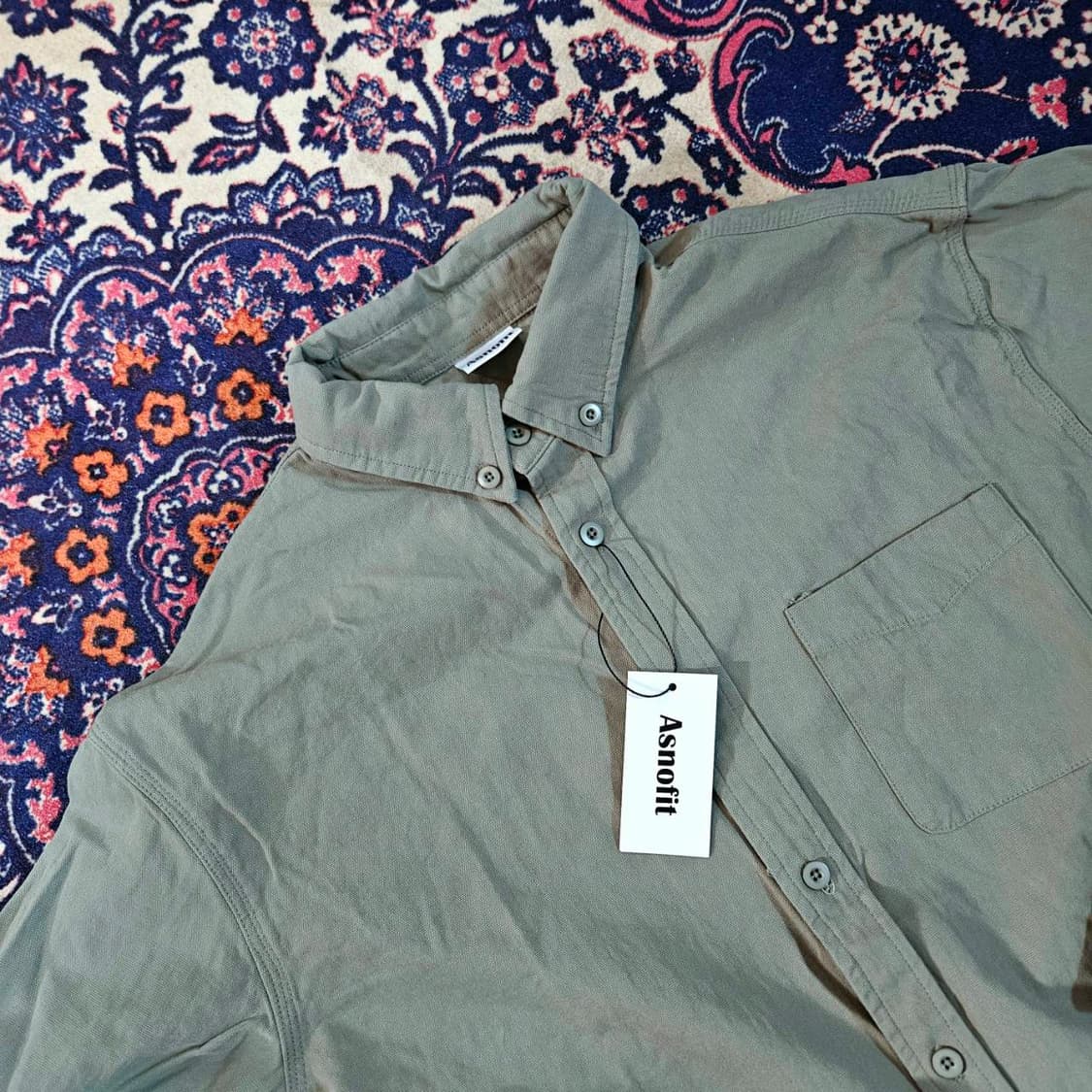 (새상품)Asnofit 워시드 옥스포드 셔츠 Free 상품이미지2