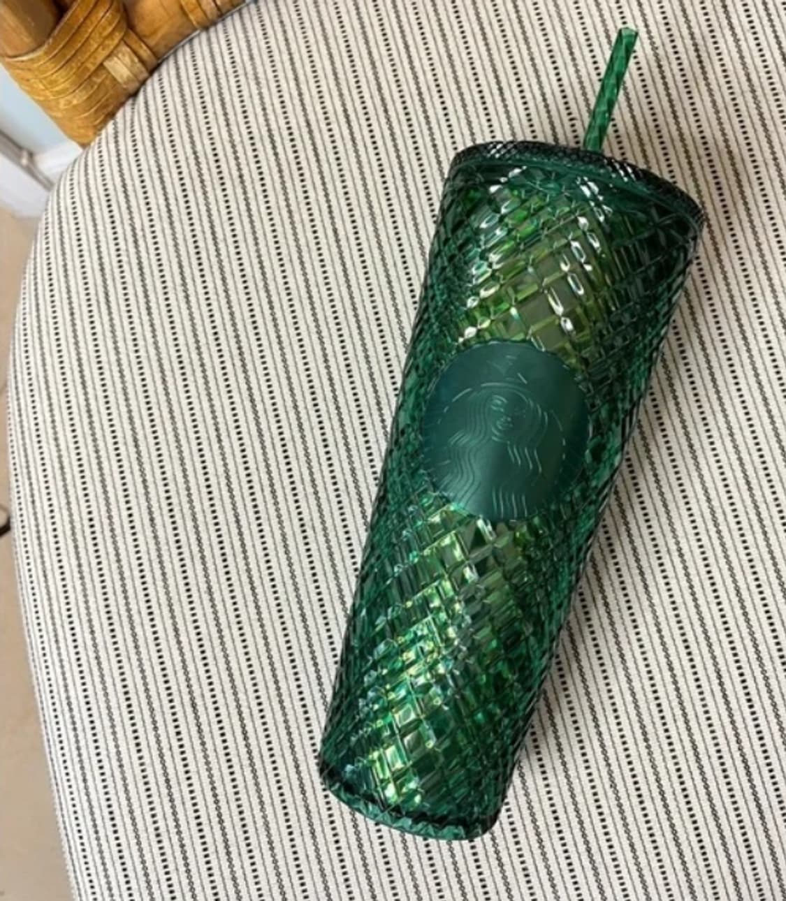 스타벅스 그린 퀄팅 콜드컵 텀블러 상품이미지2