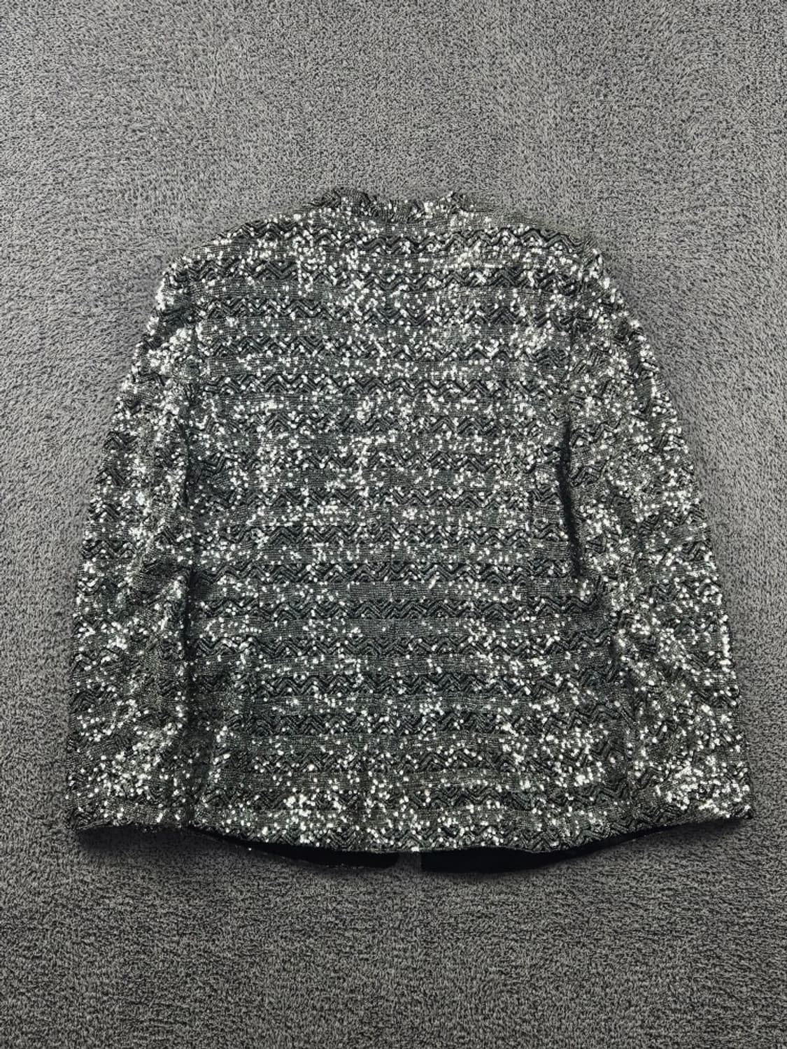 ZARA 실버 스팽글 블레이저 자켓 ( XL ) / 11248 상품이미지5